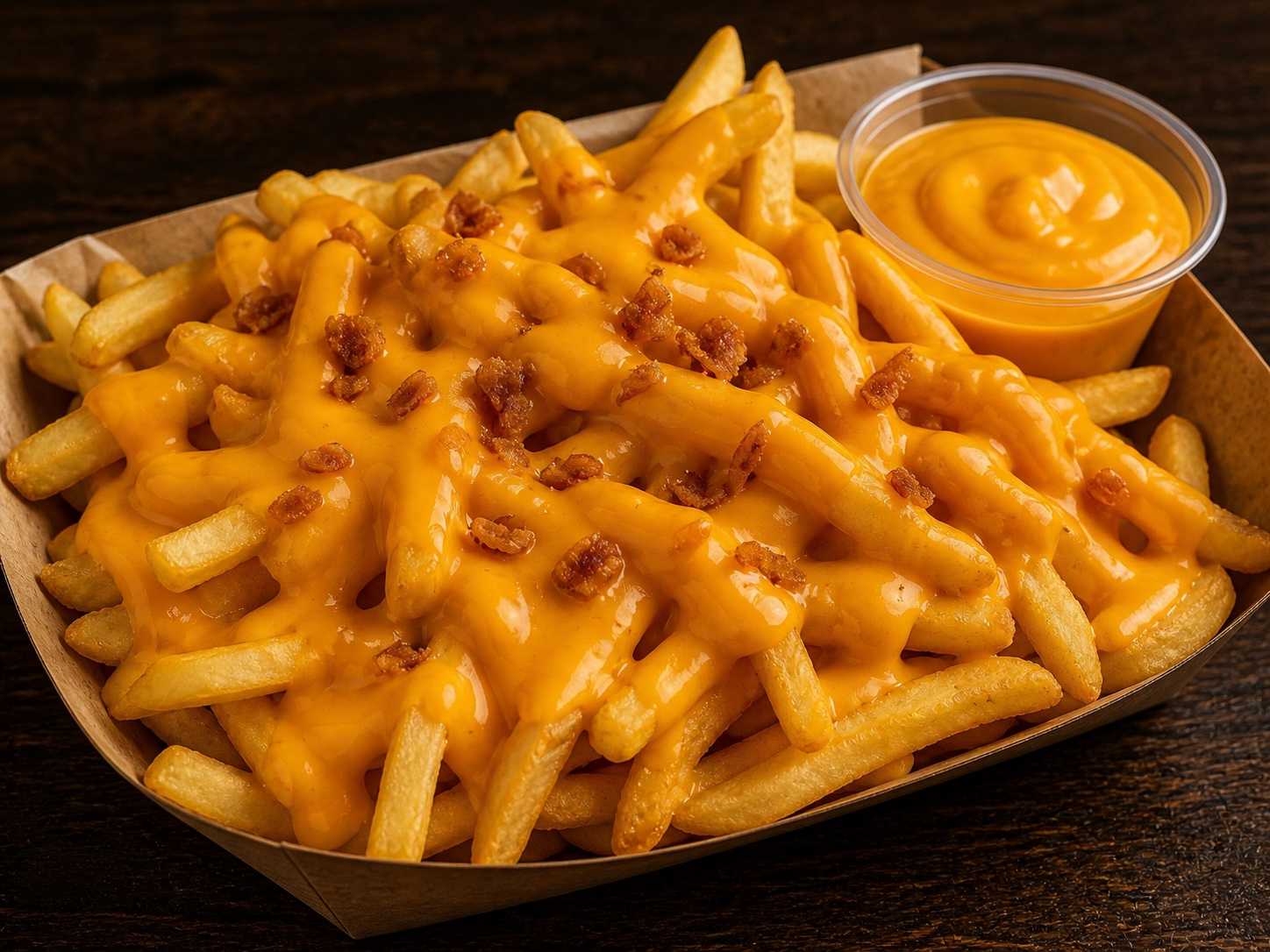 PATATINE CON SALSA CHEDDAR GRANDI