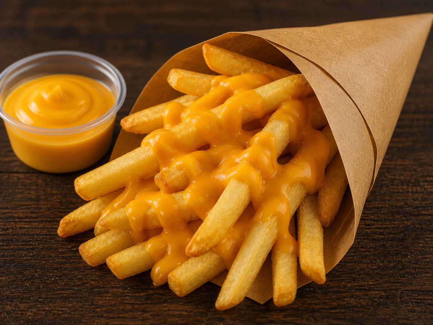 PATATINE CON SALSA CHEDDAR PICCOLE