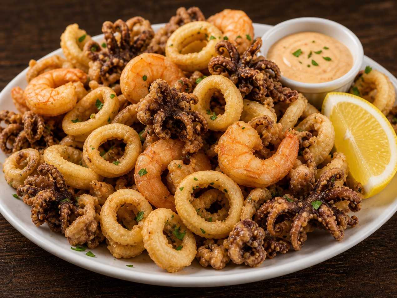 PIATTO DI CALAMARI FRITTI